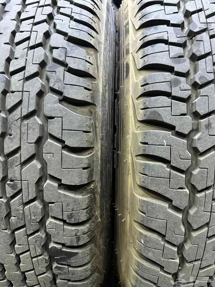 كفرات دنلوب ياباني مقاس 275.65.17 مع جنوط 1