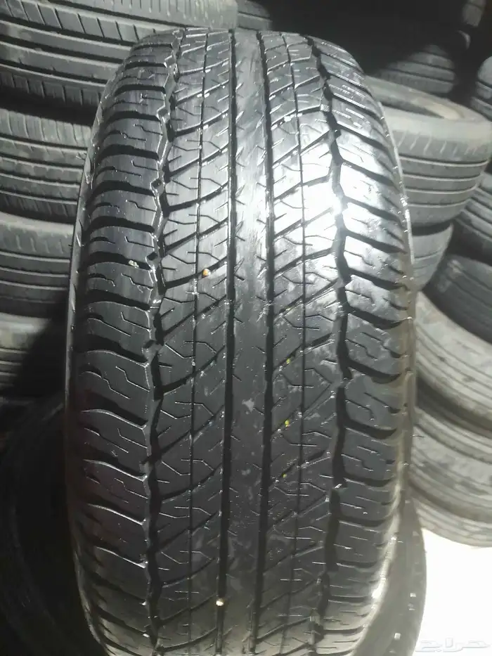 كفرات دنلوب ياباني مقاس 265 65 17كفرات نضيفه مشاءالله تبارك 0