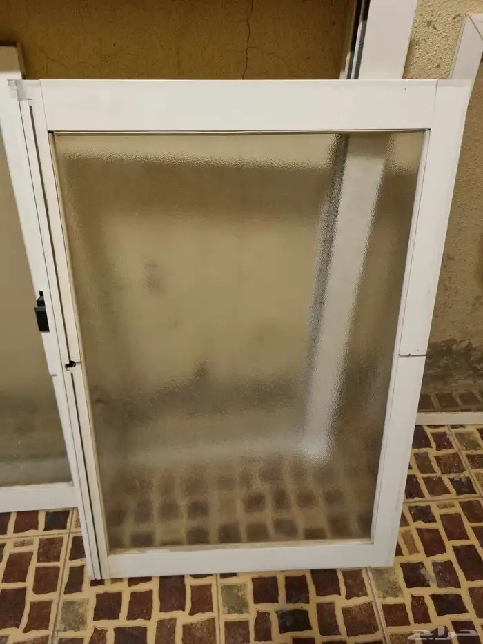 نافذة المونيوم قزاز ثلجي العرض 120 والطول 100 2