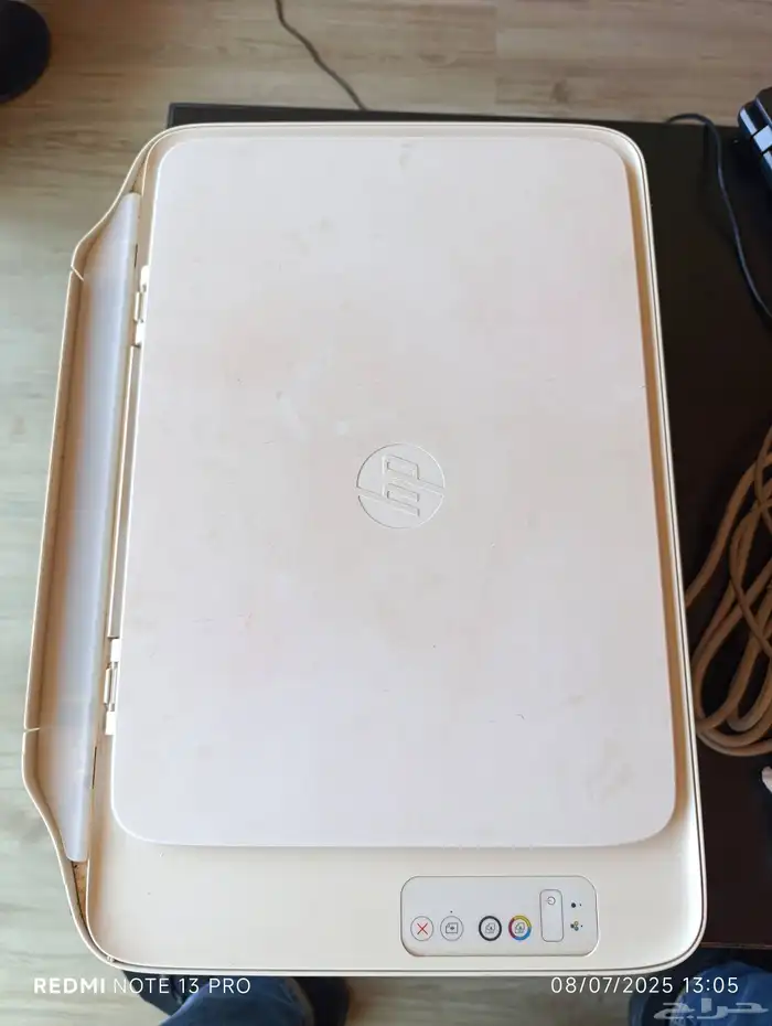 كمبيوتر مكتبي مع طابعه HP اسكنر 6
