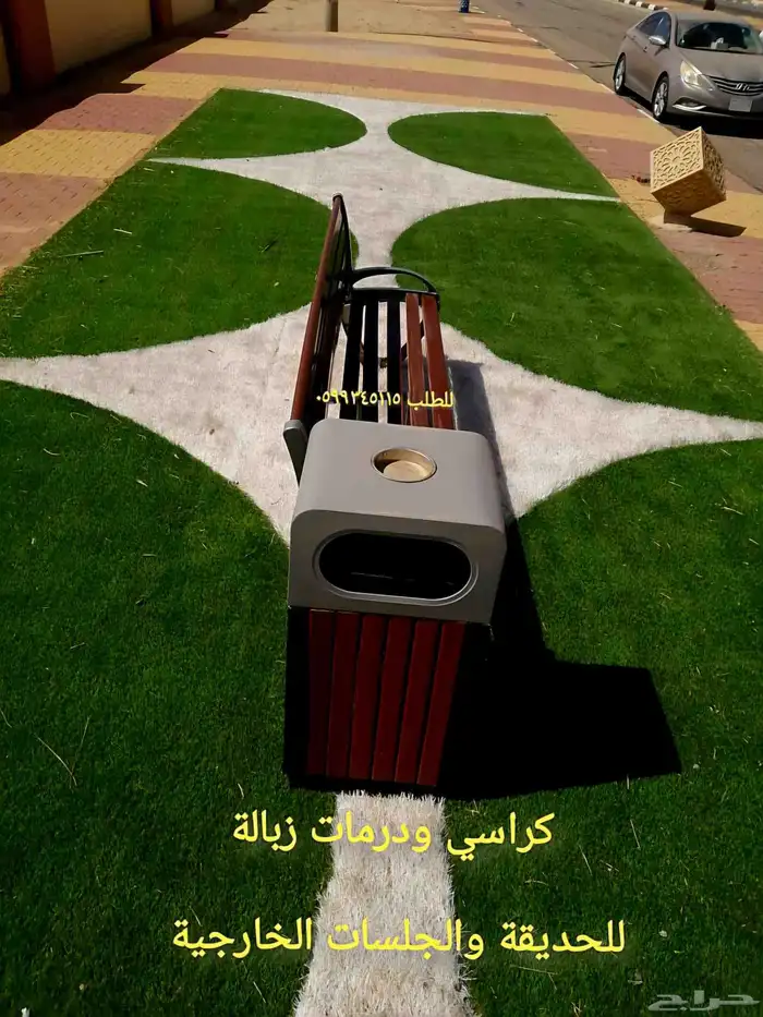 مقعد فناء في الهواء الطلق مقاعد مضادة للتآكل في الهواء الطلق 14