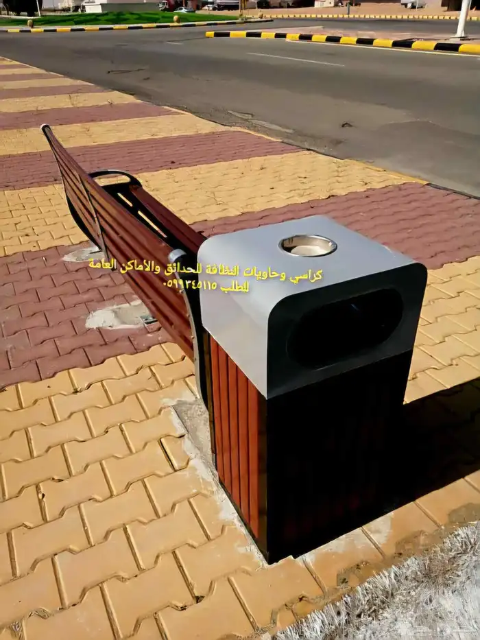 مقعد فناء في الهواء الطلق مقاعد مضادة للتآكل في الهواء الطلق 15