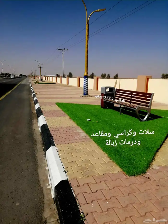 مقعد فناء في الهواء الطلق مقاعد مضادة للتآكل في الهواء الطلق 5