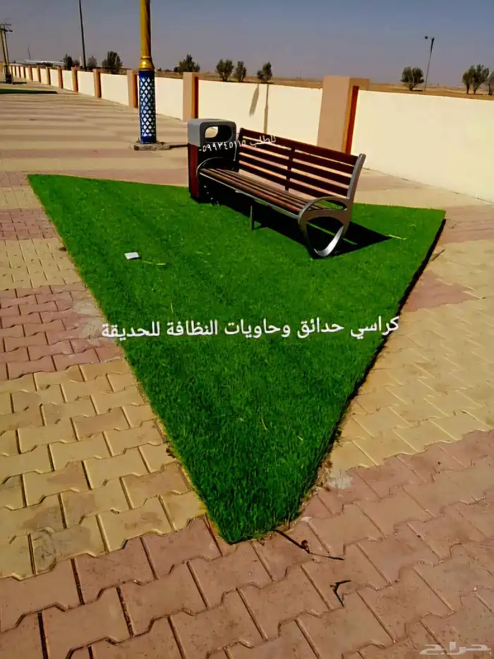 مقعد فناء في الهواء الطلق مقاعد مضادة للتآكل في الهواء الطلق 6