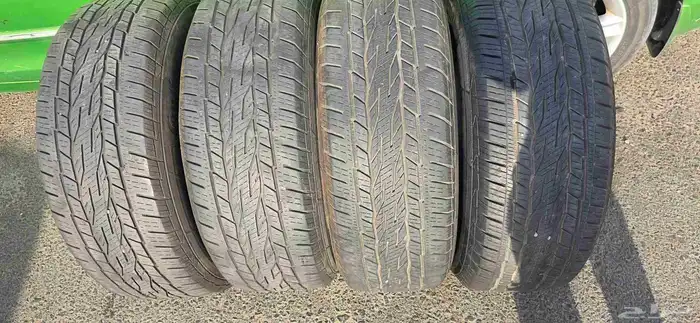 2اطقم مقاس الجنط 18 4 دنلوب 285 60 18 4كونتينتال 265 65 18 7