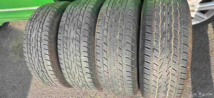 2اطقم مقاس الجنط 18 4 دنلوب 285 60 18 4كونتينتال 265 65 18 5