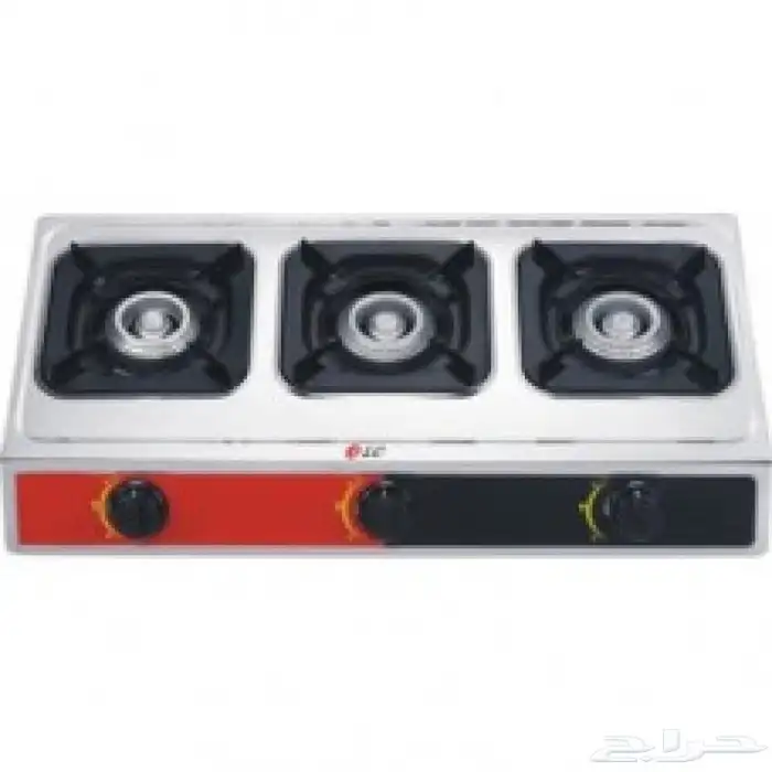موقد غاز مسطح 3 شعلة استيل - DLC-330 0