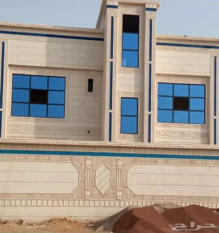 واجهات خارجيه كسر رخام إسباني لياسه ملونه 3