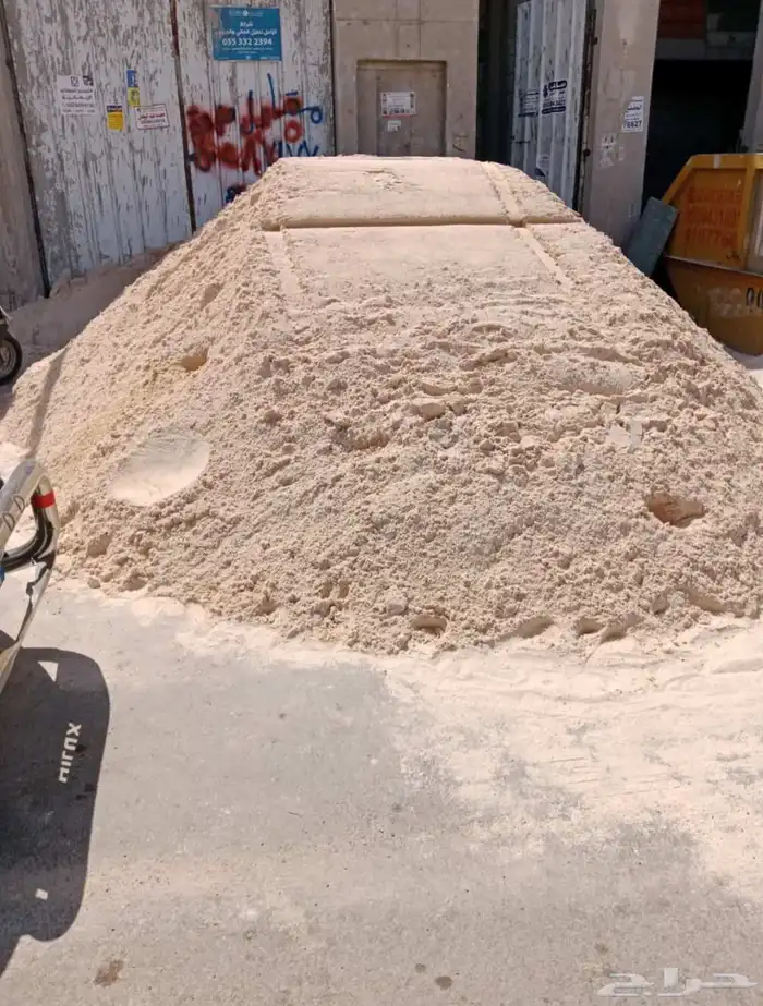 صبيز كساره رمل احمر رمل بناء دفن ورص ميد وقواعد بحص زيرو 2