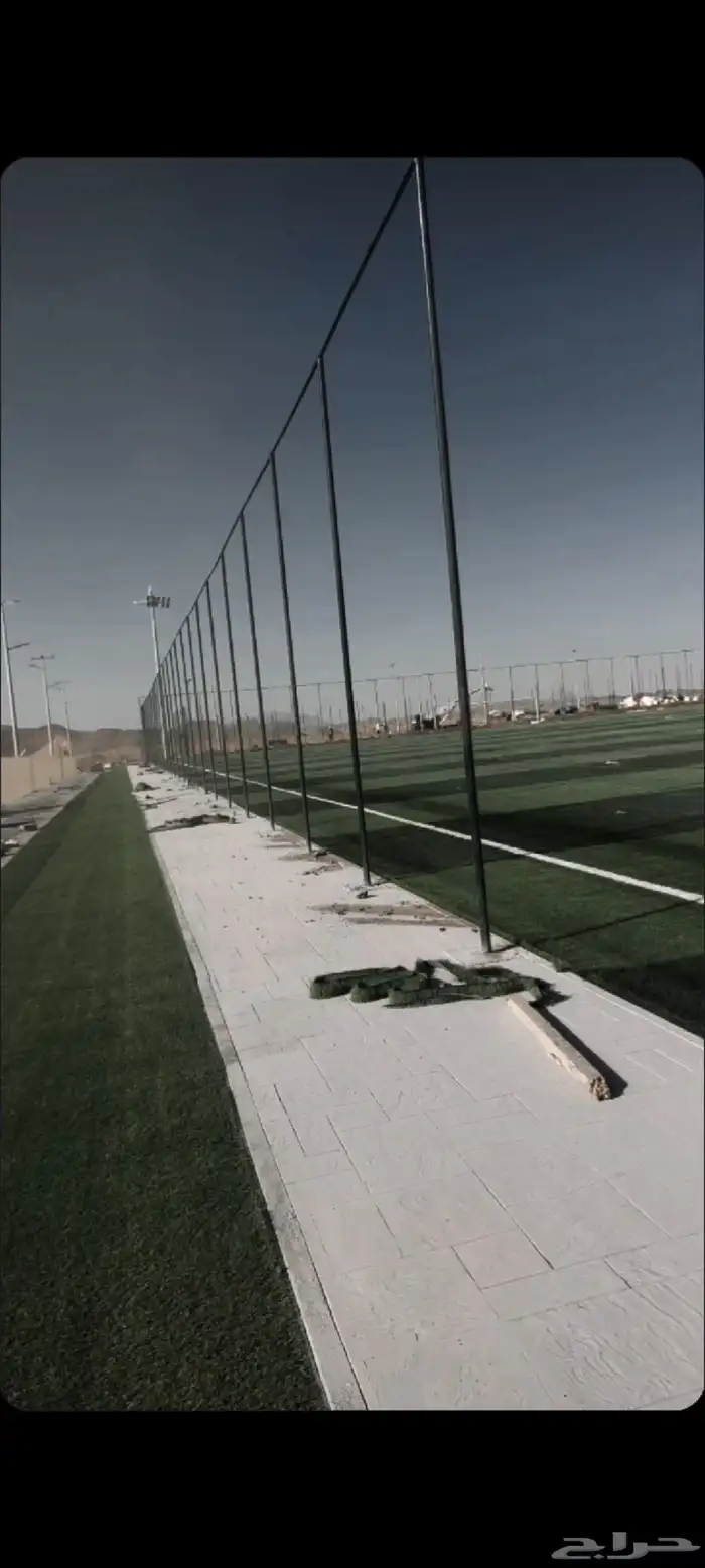 نقوم بتوريدوتركيب جميع انواع الشبوك والملاعب 8