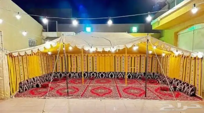 تاجير خيام ايجار خيمه تاجير كراسي ملكيه الرياض حي الملقا 2