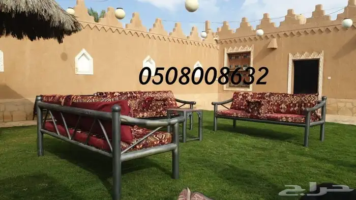 كراسي خارجية كويتية مراكيز احواش استراحات شاليهات 2
