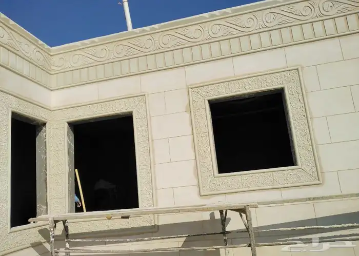 معلم الديكوات الخارجية بطحاء حجر الرياض وكسر الرخام 3