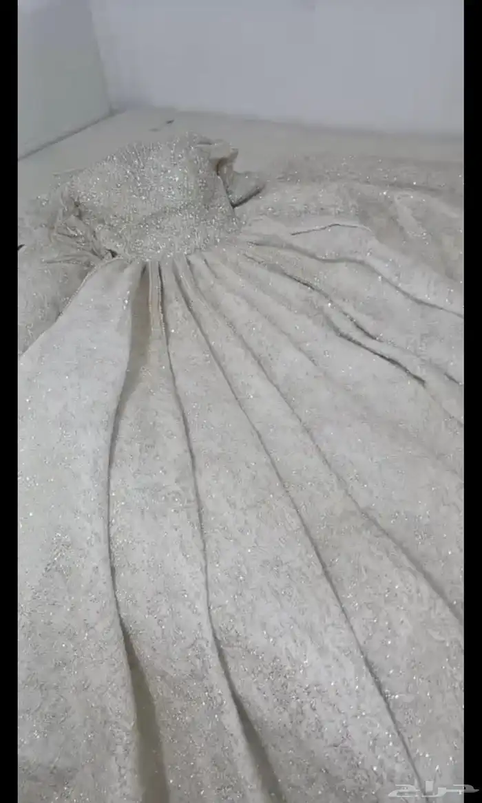 فستان زفاف زفة عروس للبيع أو للإيجار مقاس لارج 4