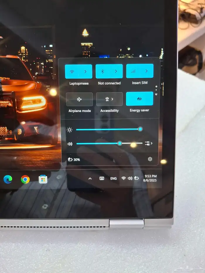 لابتوب وتابلت HP EliteBook نحيف وفخم جدا بدون خدوش ( 2 في 1) 10