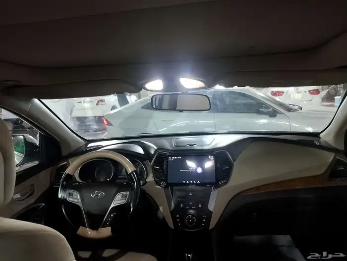 سياره سنتافي للبيع جير تومتيك بنزيم ممشى 210 ألف كيلو 3