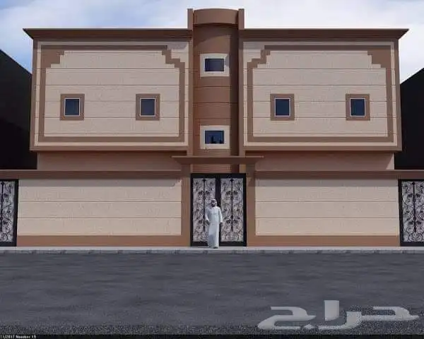 واجهات خارجيه كسر رخام إسباني لياسه ملونه 4