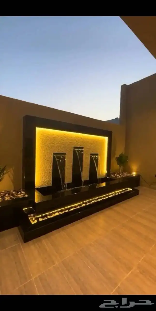 تنسيق حدائق بديل خشب احوض جلسات خارجيه شلالات ونوفير غرف زجا 8