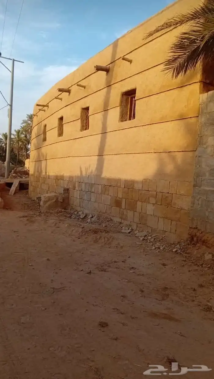 بنيان حجر ونخيل في انحاالمملكه 6