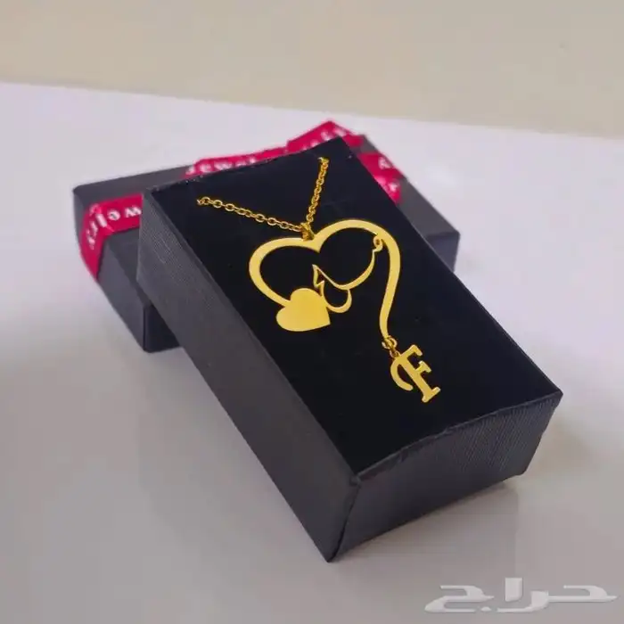 سلسل نسائي بناتي بلاسم مع الورده مطلي بذهب تصمم حسب الطلب 4