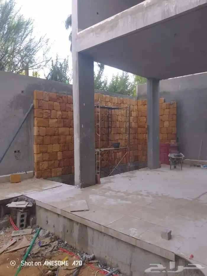 بنيان حجر ونخيل في انحاالمملكه 3