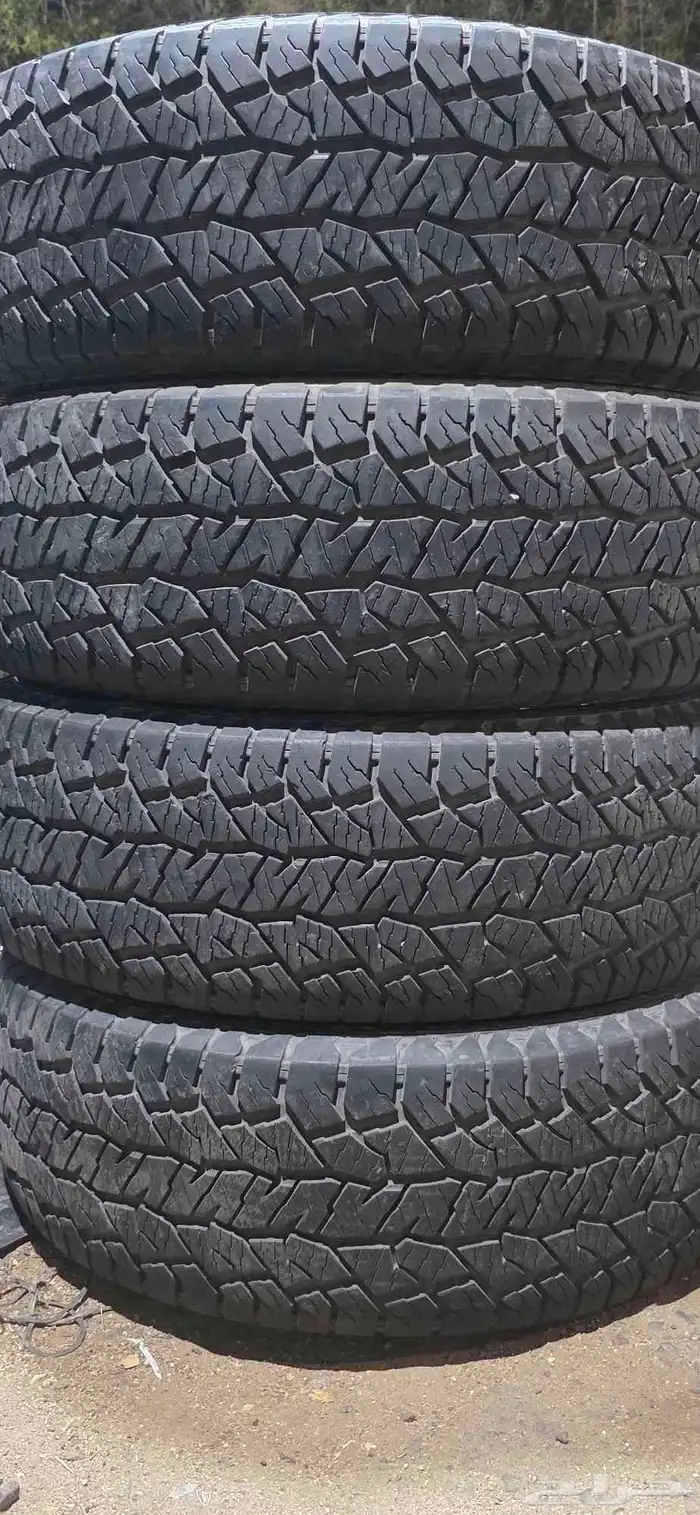4 كفرات هنكوك 265 65 18 نظيفة شرط 1