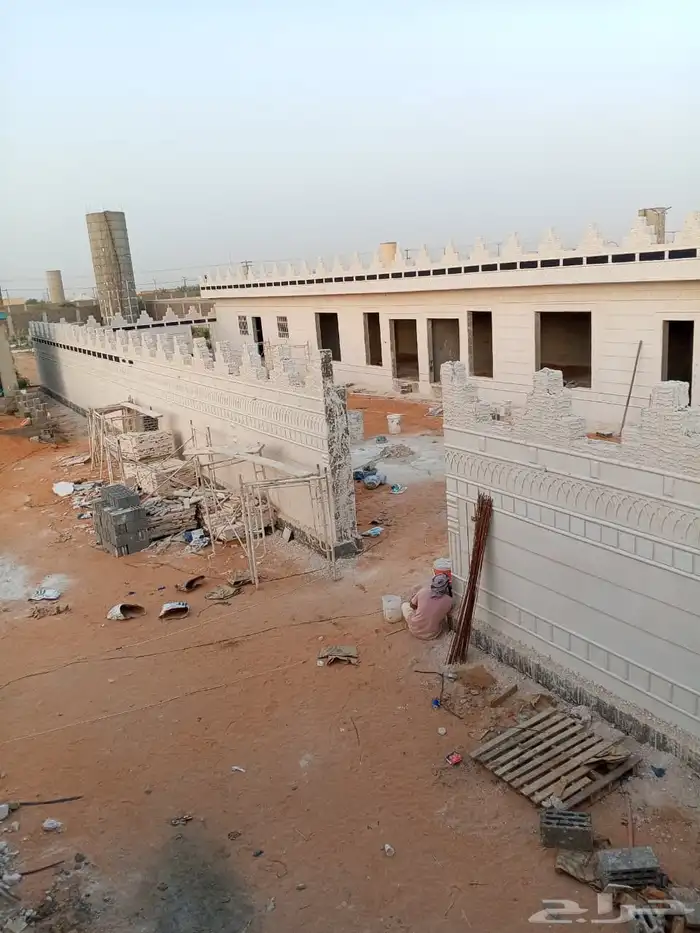 معلم الديكوات الخارجية بطحاء حجر الرياض وكسر الرخام 7