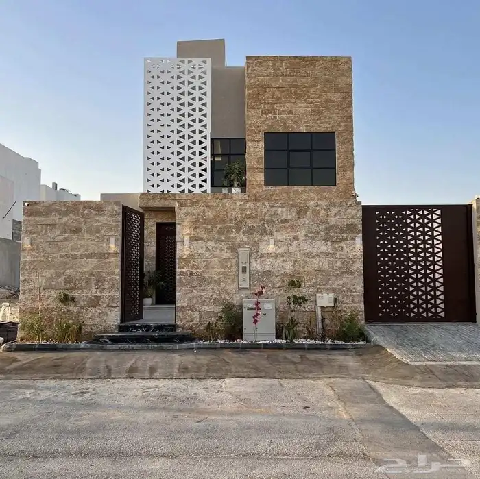 ديكورات خارجيه ديكورات واجهات حجر وجه الجبل حجر مشوه 5