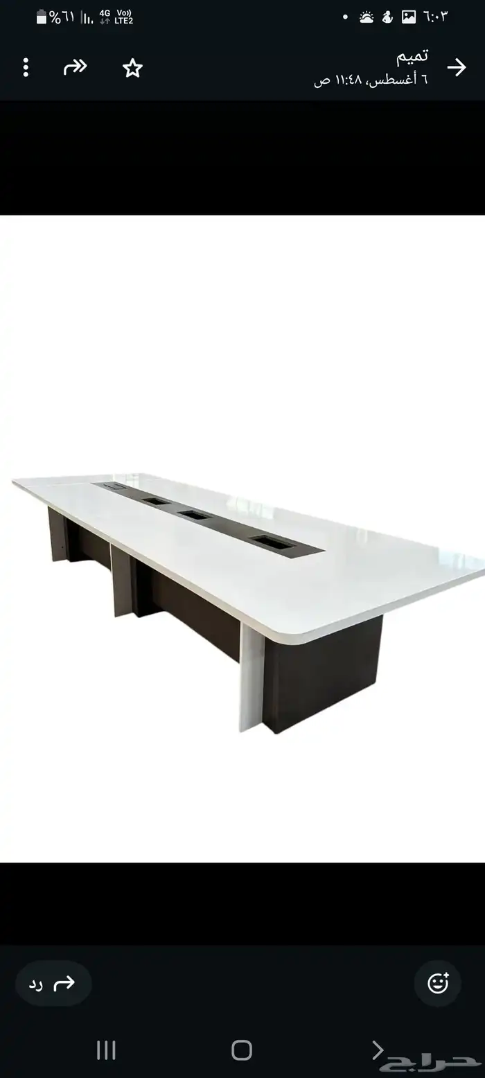 متوفر طاولات اجتماعات جميع المقاسات 5