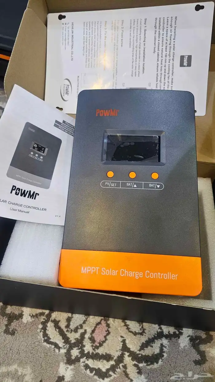 للبيع منظم طاقة شمسية MPPT 100A من شركة PowMr 0