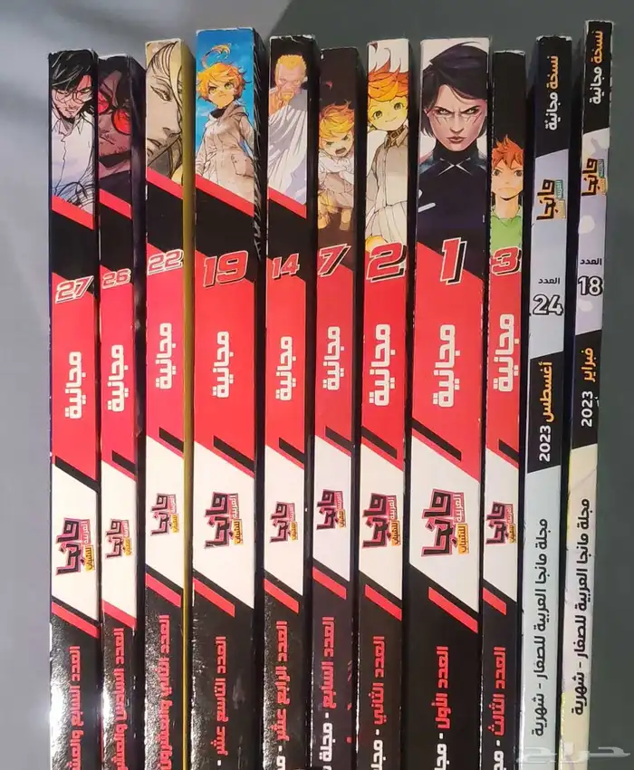 مانجا و مانهو الحبه ب 25 عدا الكتب الكبيره و المانهو ب 40 29