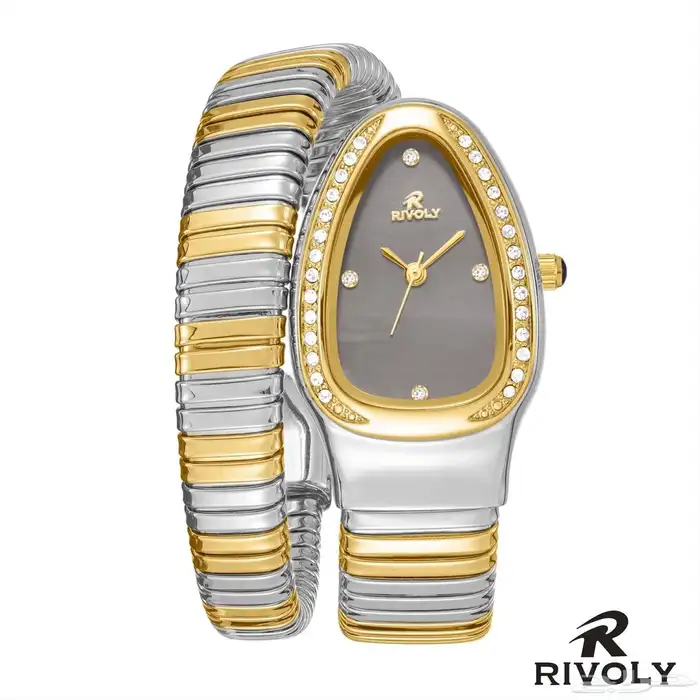 ساعات نسائي شكل البورجري الثعبان لفه 0