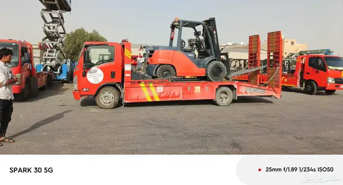رافعات شوكية لتحميل وتنزيل التريلات والكنتينرات 6