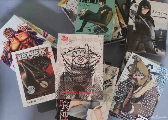 مانجا و مانهو الحبه ب 25 عدا الكتب الكبيره و المانهو ب 40 0