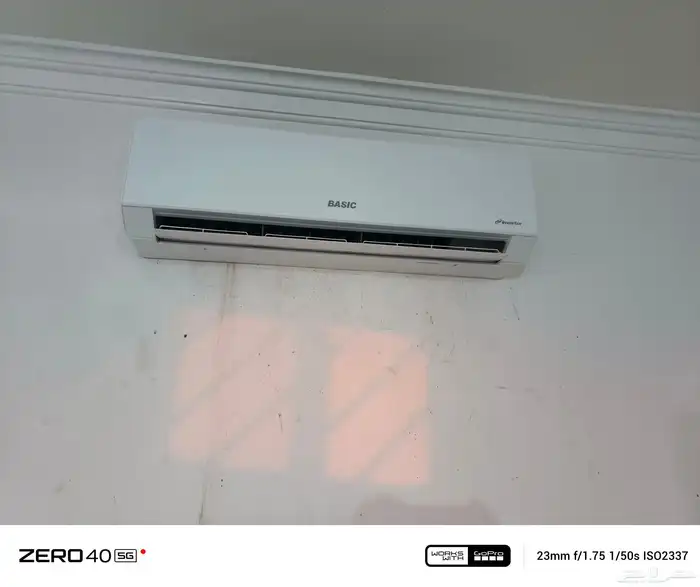 مكيف بيسك انفرتر جديد له اقل من شهر 2