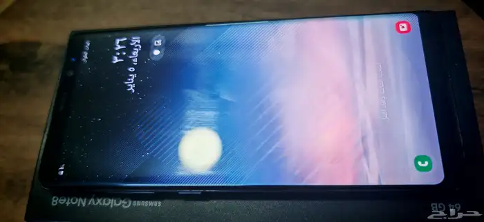 سامسونج جالكسي نوت 8 (Samsung Galaxy Note 8) نظيف مع الكرتون 3