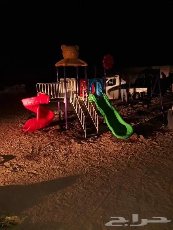 مراجيح زحاليق خارجية احجام كبيرة ونطاطات ترمبولين كافة 18
