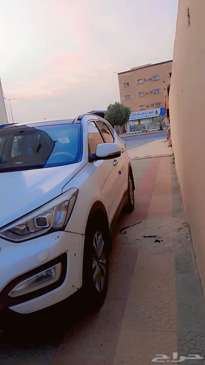 سياره سنتافي للبيع جير تومتيك بنزيم ممشى 210 ألف كيلو 5