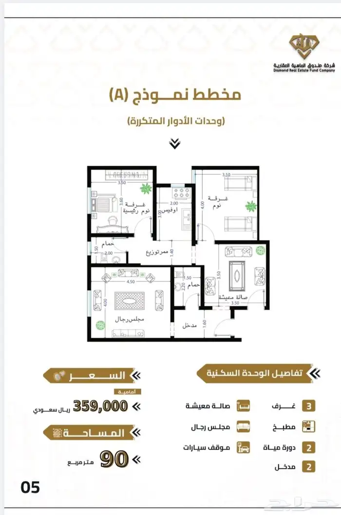 شقق تمليك في بطحاء قريش 3