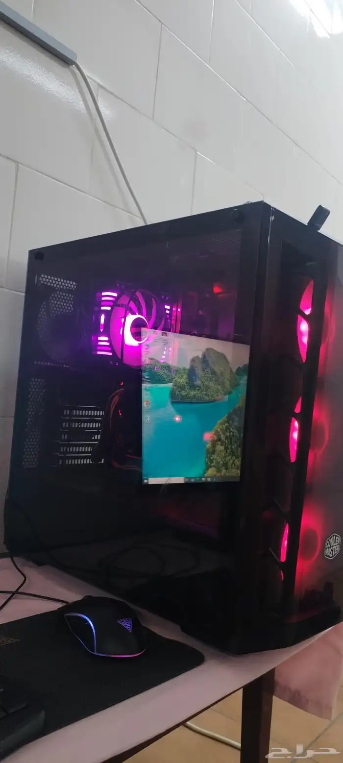 كمبيوتر pc قيمنق كامل شبه جديد كمبيوتر مكتبي 2