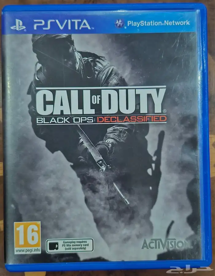 بلايستيشن فيتا لعبة call of duty شريط نظيف مستعمل 0