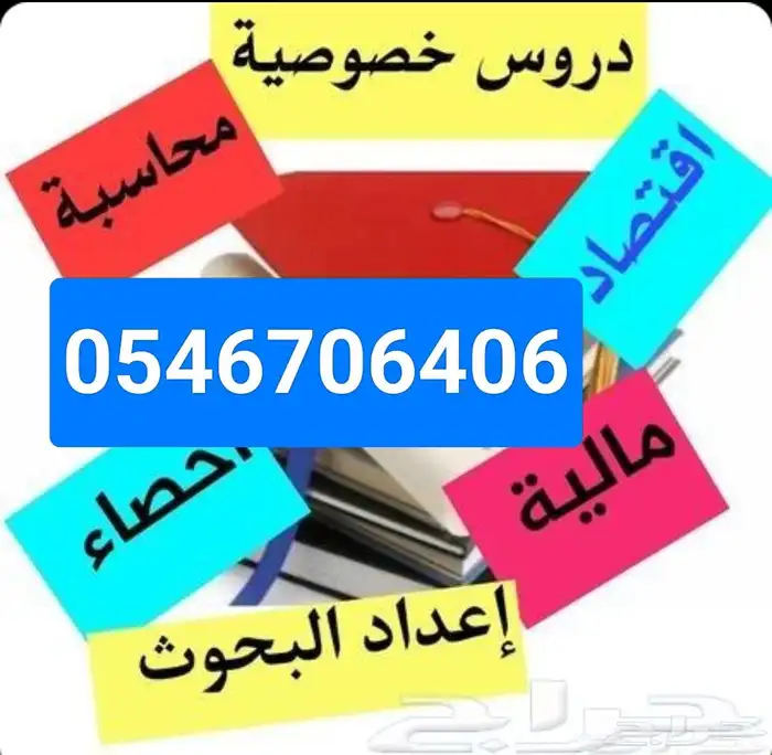 مدرس محاسبة واقتصاد بالرياض خبره 20 عاما بالجامعات السعودية 0