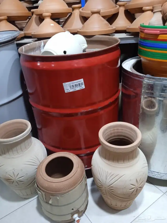 يوجد الدنيا جميع الفخار براميل مندي ومراكان زراعيه زيرات موي 1