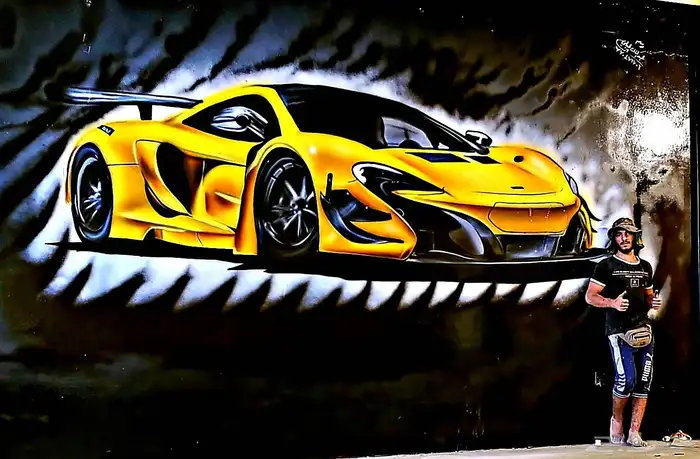 رسام جداريات. ارسم لوحات فنية وحرافيتيه. نرسم لوحات3d 7