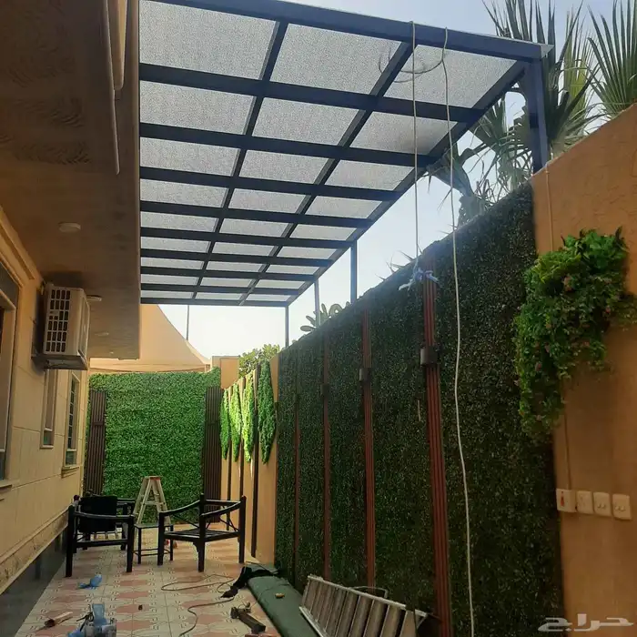 مظلات السيارات  جميع أعمال الحدادة وإلالمنيوم 29