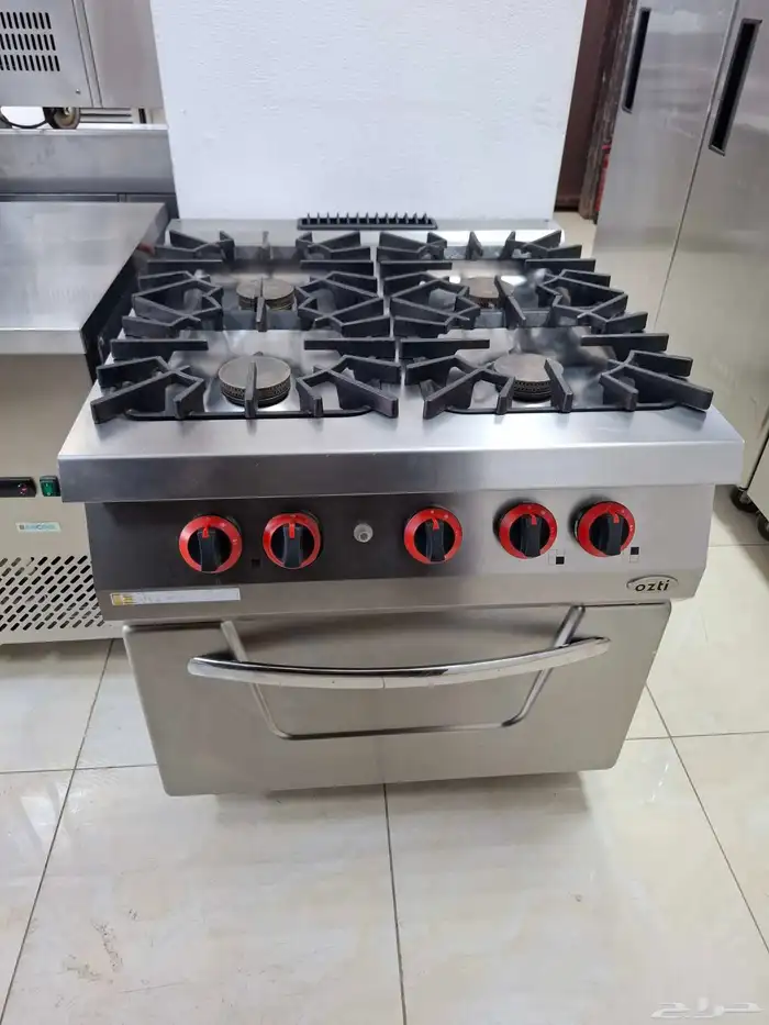 فرن غاز Ozit تركي 4 عيون مستعمل نظيف جدآ 0