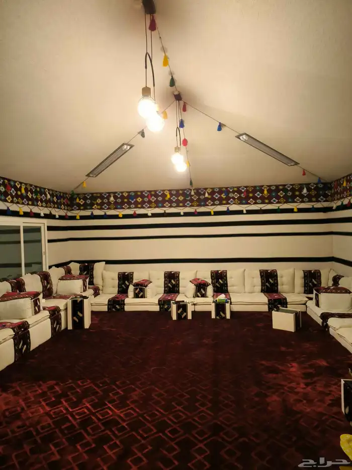 مشب نار قرميد تلبيش قوماش مشب رخام 1