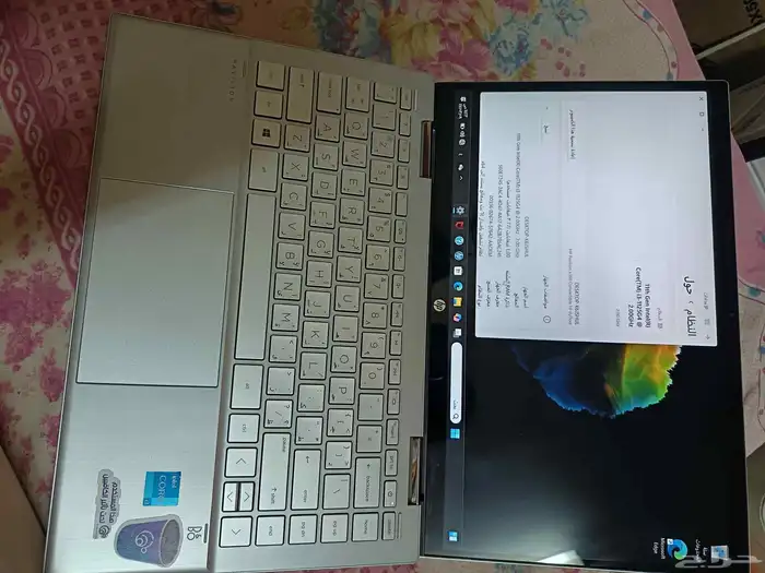 لابتوب hp شاشة تاتش و بيلف 360 درجة 6