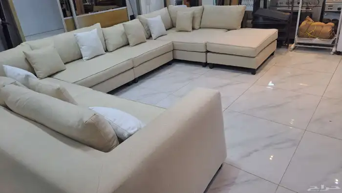 كنب مدرن ماركة ايشلي حرفU 3