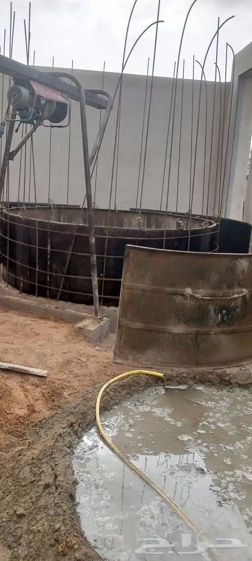 حفار خزان الميا  و بيار 1